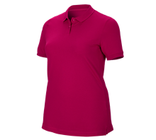 e.s. Pique-Polo cotton stretch, dames, plus fit