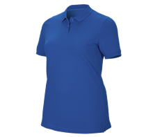 e.s. Pique-Polo cotton stretch, dames, plus fit