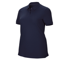 e.s. Pique-Polo cotton stretch, dames, plus fit