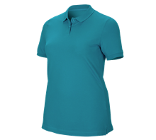 e.s. Pique-Polo cotton stretch, dames, plus fit
