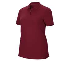 e.s. Pique-Polo cotton stretch, dames, plus fit