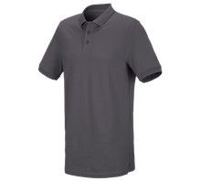 e.s. Piqué-Polo cotton stretch, long fit
