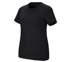 e.s. T-Shirt cotton stretch, dames, plus fit