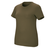 e.s. T-Shirt cotton stretch, dames, plus fit