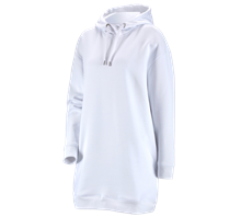 e.s. oversize hoody-sweatshirt poly cotton, dames
