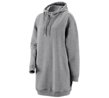 e.s. oversize hoody-sweatshirt poly cotton, dames