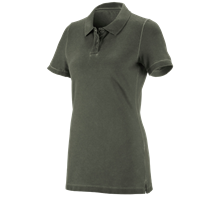 e.s. Polo-Shirt vintage cotton stretch, dames