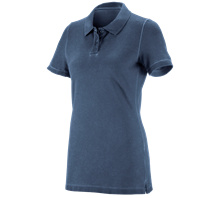 e.s. Polo-Shirt vintage cotton stretch, dames