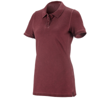 e.s. Polo-Shirt vintage cotton stretch, dames