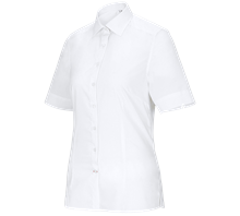 Business-blouse e.s.comfort, korte mouw