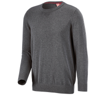 e.s. Gebreide pullover, ronde hals