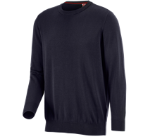 e.s. Gebreide pullover, ronde hals