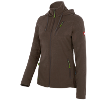Fleece capuchonjack e.s.motion 2020, dames