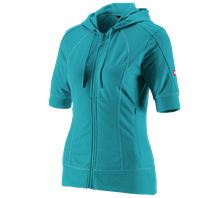 e.s.Functioneel capuchonjack stripe 3/4-mouw,dames