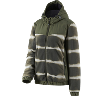 Hyb. capuchonfleecejack tie-dye e.s.motion ten,da.