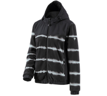 Hyb. capuchonfleecejack tie-dye e.s.motion ten,da.