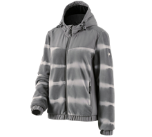 Hyb. capuchonfleecejack tie-dye e.s.motion ten,da.