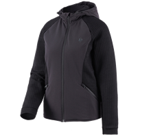 Hybride gebreide jack met capuchon e.s.trail,dames