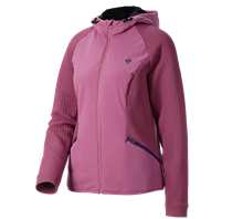 Hybride gebreide jack met capuchon e.s.trail,dames