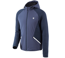 Hybride gebreide jack met capuchon e.s.trail