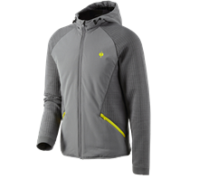 Hybride gebreide jack met capuchon e.s.trail