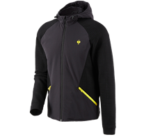 Hybride gebreide jack met capuchon e.s.trail