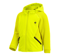 Hybride gebreide jack met capuchon e.s.trail,kind.