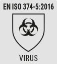 Micro-organismen EN ISO 374-5:2016 VIRUS