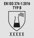 EN ISO 374-1:2016 TYP B