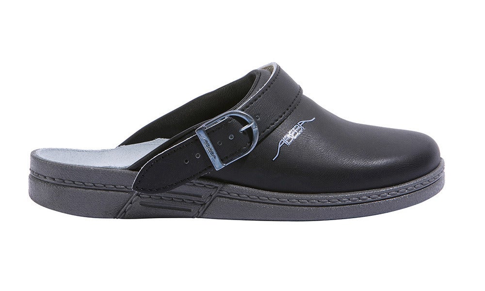 Hoofdaanzicht, OB, ABEBA OB slipper Tonga, zwart