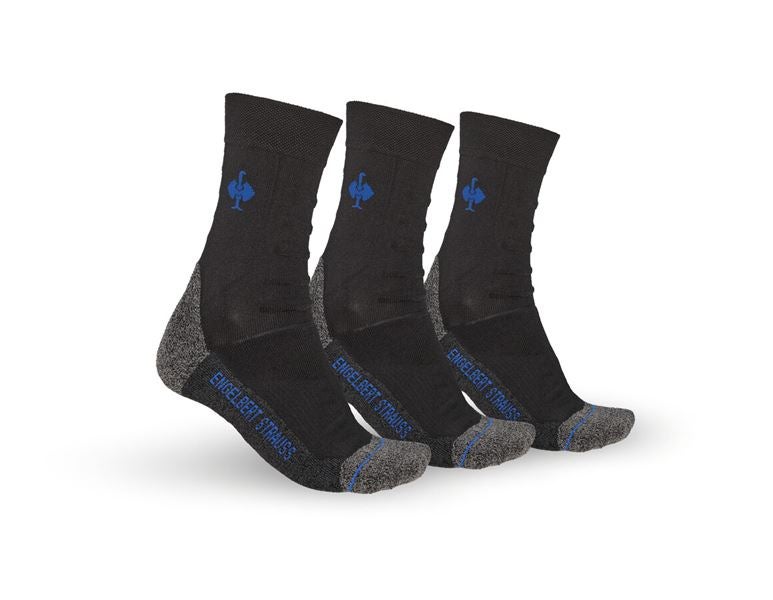 Dickies® Cushioned Crew Work Socks werksokken voor heren, zakelijke sokken, kousen, maat 41-45 en 46-50, kleurenmix, 39-42 EU