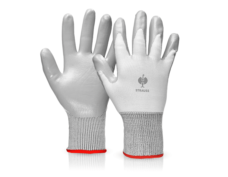 Hoofdaanzicht, Handschoenen, Nitril handschoenen Flexible, wit