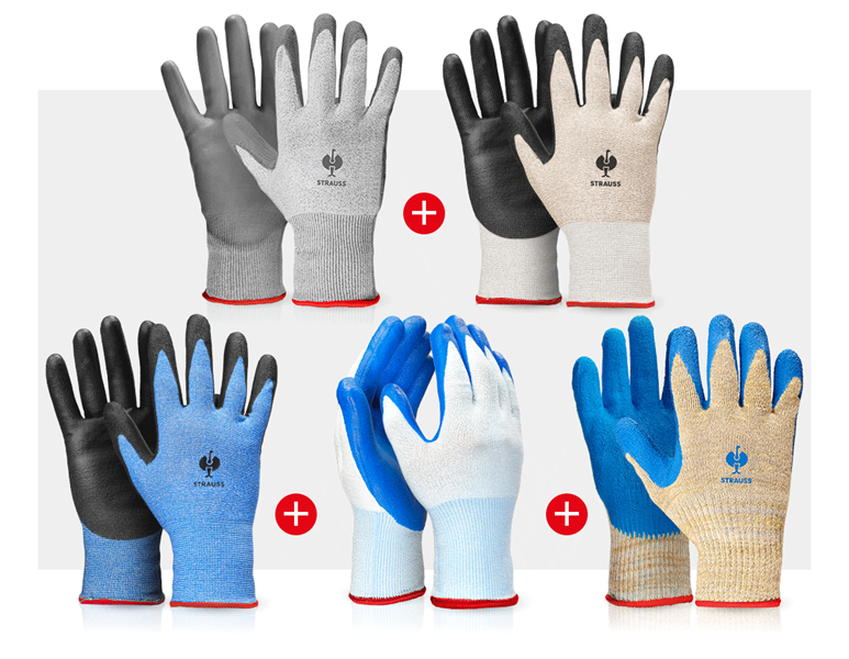 Hoofdaanzicht, Arbeidsveiligheid, TEST-SET: handschoenen met snijbescherming