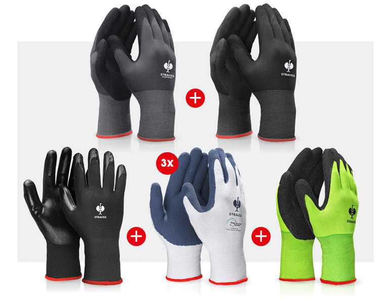 Hoofdaanzicht, Arbeidsveiligheid, Handschoen-pro set coating II