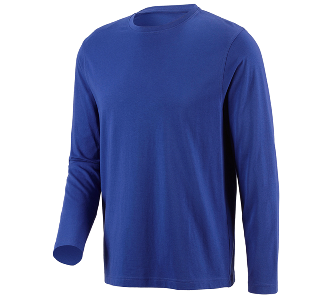 Hoofdaanzicht, Kleding, e.s. Longsleeve cotton, korenblauw