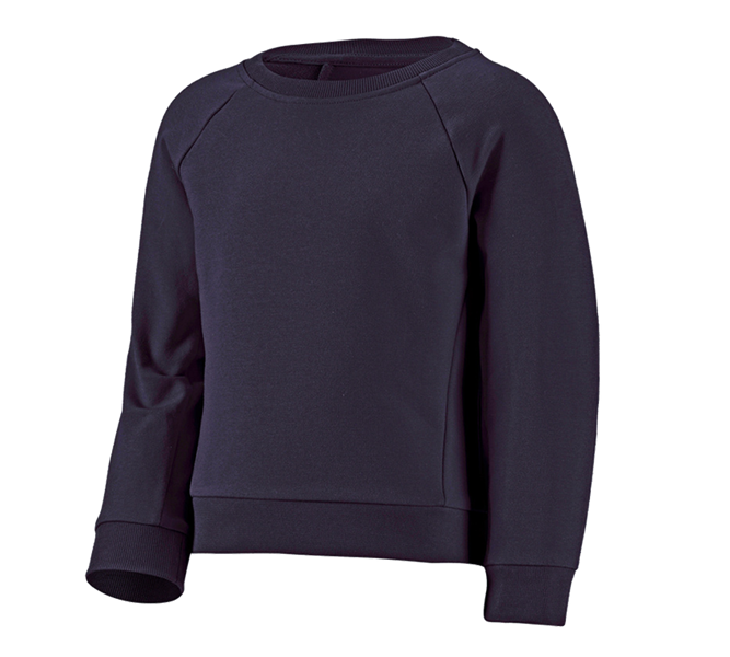 Hoofdaanzicht, Kinderen, e.s. Sweatshirt cotton stretch, kinderen, donkerblauw
