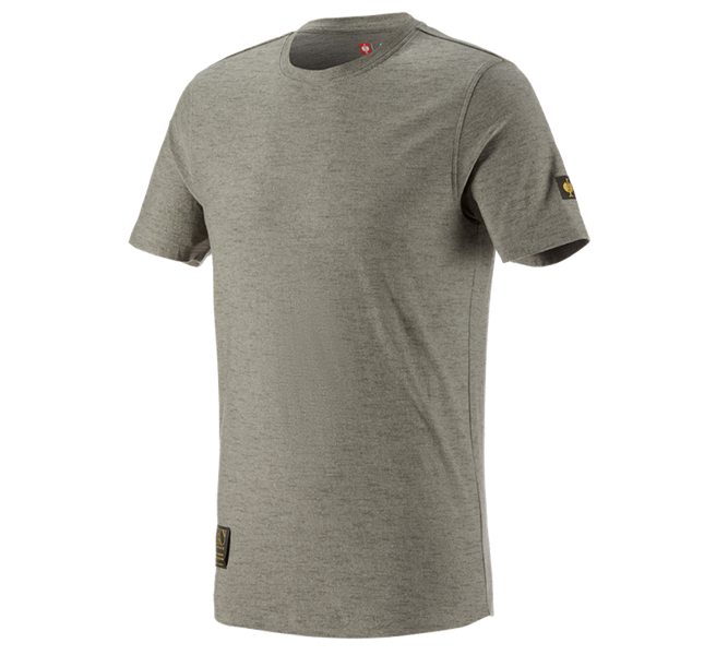 Hoofdaanzicht, e.s.vintage, T-Shirt e.s.vintage, camouflagegroen melange