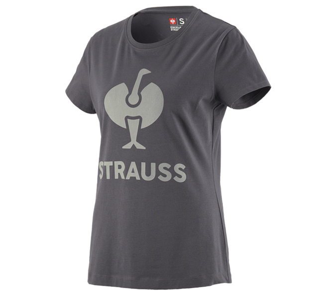 Hoofdaanzicht, T-Shirts, T-Shirt e.s.concrete, dames, antraciet
