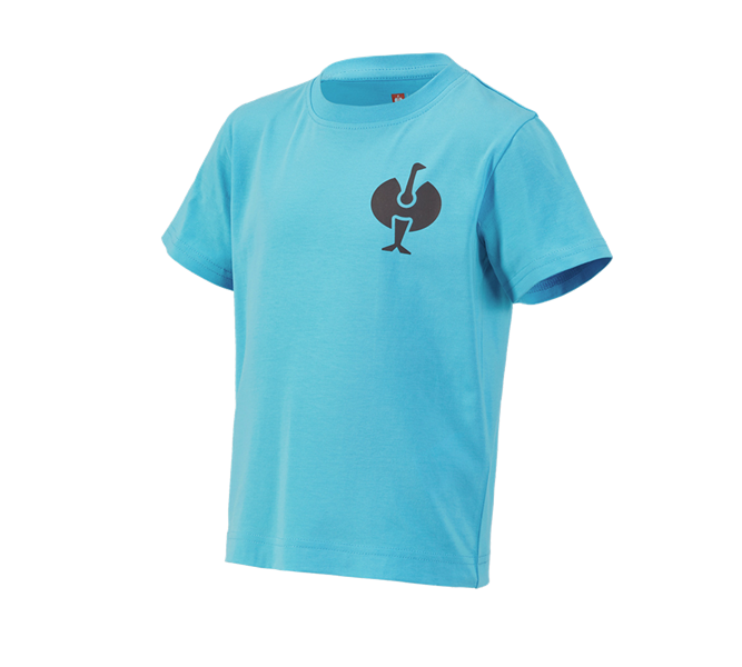 Hoofdaanzicht, e.s.trail, T-Shirt e.s.trail, kinderen, lapis turkoois/antraciet