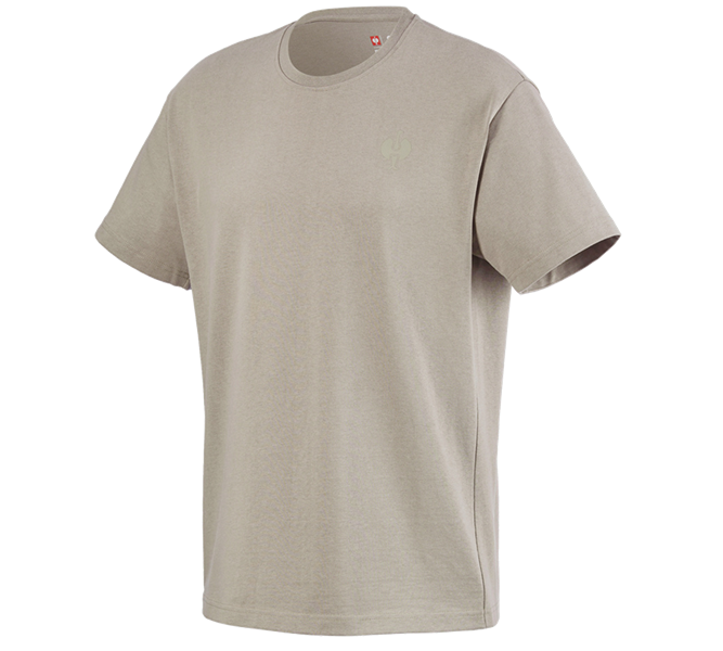 Hoofdaanzicht, Zoeken, T-Shirt heavy e.s.iconic, dolfijngrijs