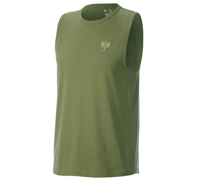 Hoofdaanzicht, Heren, Athletic shirt e.s.iconic, berggroen