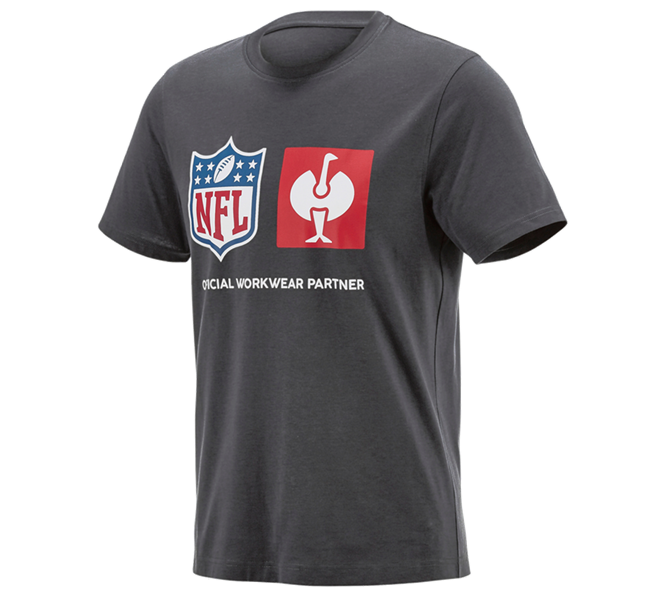 Hoofdaanzicht, Heren, NFL T-Shirt cotton, carbongrijs