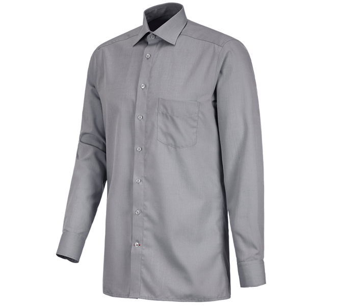 Hoofdaanzicht, Kleding, Business overhemd e.s.comfort, lange mouw, grijs melange