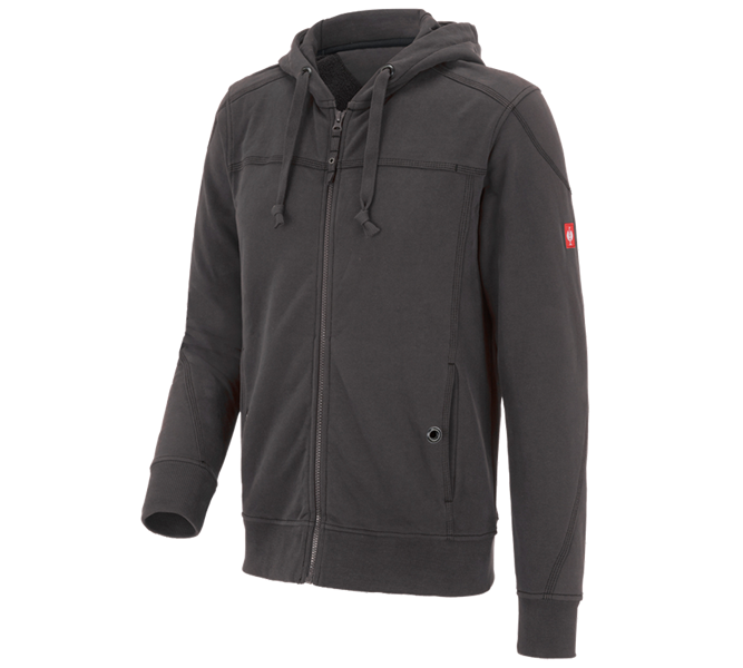 Hoofdaanzicht, Kleding, Capuchonjack cotton e.s.roughtough, titaan