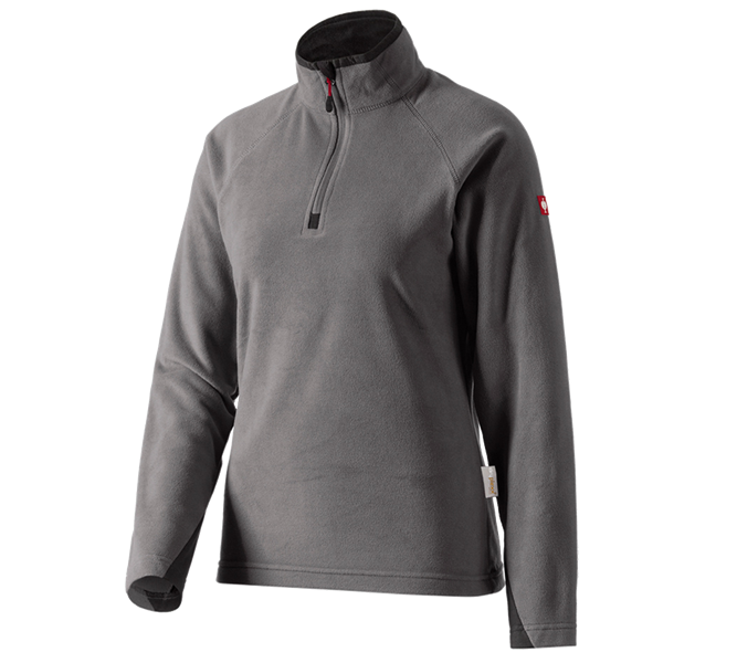 Hoofdaanzicht, Basics, Dames Microfleece schipperstrui dryplexx® micro, antraciet