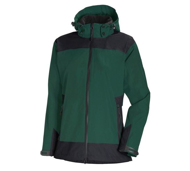 Hoofdaanzicht, Werkjassen, e.s. Dames 3 in 1 Functionele jack, groen/zwart