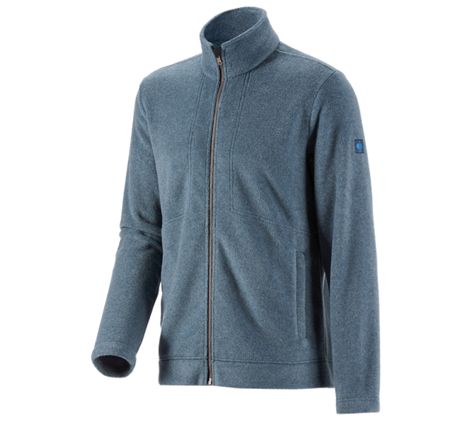 Hoofdaanzicht, e.s.vintage, Fleecejack e.s.vintage, arctisch blauw melange