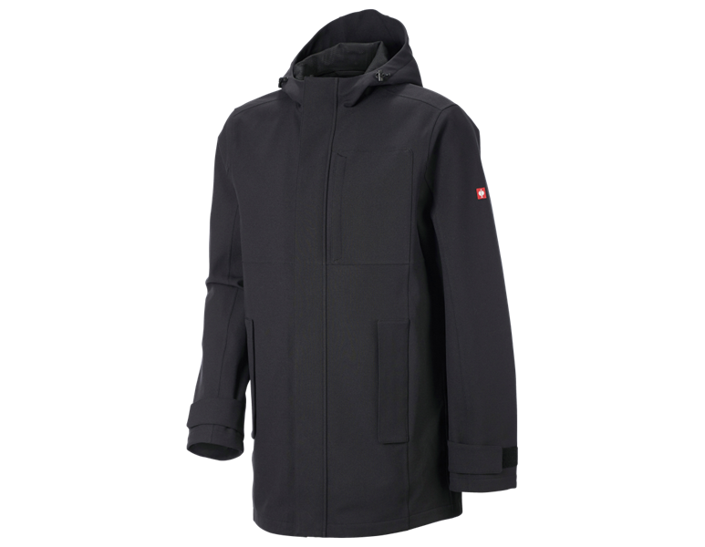 Hoofdaanzicht, Nieuwe, Regenparka e.s.e:pic, zwart