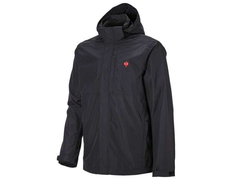 Hoofdaanzicht, Nieuwe, 3-in-1 verwarmd jack e.s.concrete, zwart