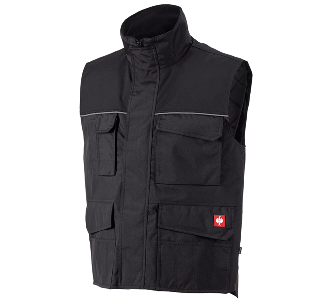 Hoofdaanzicht, Heren, Bodywarmer e.s.image, zwart